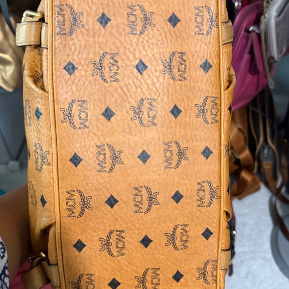 MCM Congac Logo Shoulder Bag - Picture 9 of 12